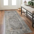 thumbnail image 1 of KUETH 2'x8' Machine Washable Rug, Ultra Thin Non Slip Rugs,Indoor Runner Rugs for Entryway, Bedroom, 1 of 8