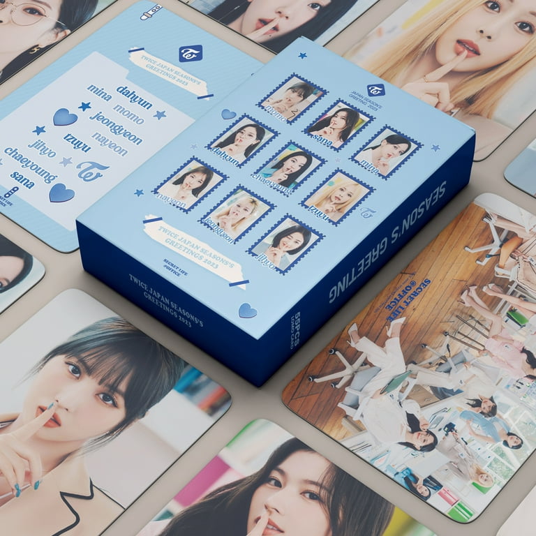 55Pcs TWICE LOMO Cards TWICE ONCE AGAIN Album Postcards 2024