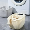 thumbnail image 3 of Cesta de almacenamiento de ropa sucia Cesta de ropa sucia WC Cubo de lavandería de plástico Baño Ropa de baño artefacto Calcetines de escritorio Cesta de almacenamiento, 3 of 5