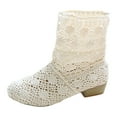 thumbnail image 1 of Bottines Tendance pour Femmes Design Lacets Talon Bas - sur Chaussures Courtes pour Automne Saison, 1 of 6