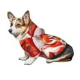 thumbnail image 7 of Haiem Red Sun Flame Fox for Winter Dog Hoodie Sweatshirts with Pockets Warm Dog Clothes for Small Dogs Chihuahua-Small, 7 of 7