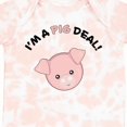 thumbnail image 4 of Inktastic I'm a Pig Deal Cute Pig Pun Boys or Girls Baby Bodysuit, 4 of 5