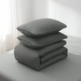 thumbnail image 4 of 3-Piece Quilt Set with 2 Shams, Breathable Microfiber Bedspread Coverlet Set, King, State, 4 of 6