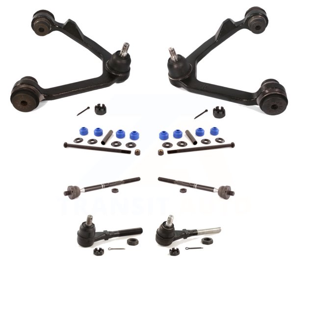 Front Suspension Control Arm And Ball Joint Assembly Steering Tie Rod End Stabilizer Bar Link Kit (8Pc) For 2004-2004 Ford F-150 Heritage 4WD
