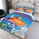 thumbnail image 3 of Regresamos Conjunto de sábanas temático, trío de piezas, cómodo y amigable con la piel, diseño único, regalo de decoración para el hogar para familiares, amigos y fans,173cm *218cm, 3 of 6