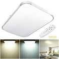 thumbnail image 6 of DELight 48W Modern Dimmable LED Ceiling Light Rectangle 3000K-6500K Flush Mount Remote Control for Home Room(pack of 2), 6 of 11