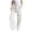 White, variant on CPNG Teen Girls Solid Color Baggy Leg Wide Leg Cargo Denim Pants Trendy Loose Casual Denim High Waist Cargo Jeans(Black,4-5 Years)