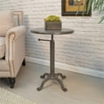 thumbnail image 2 of Carolina Classics Irene Adjustable Vintage Metal Table Industrial Brown, 2 of 3