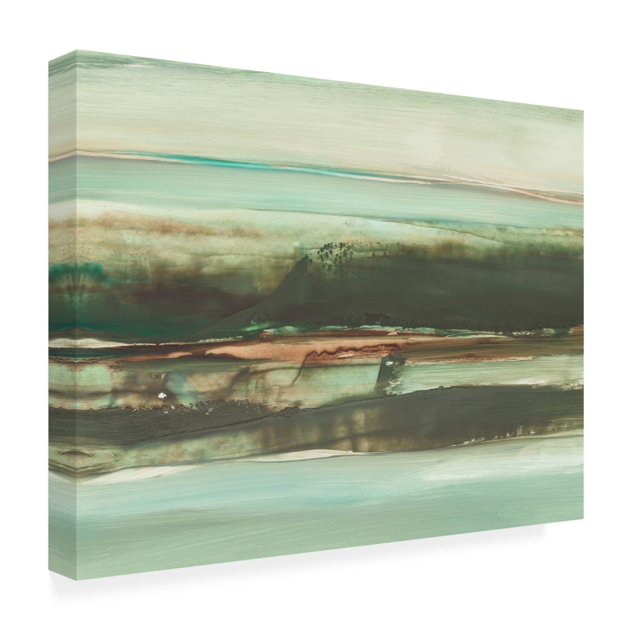 Trademark Fine Art Ethan Harper  Emerald and Rust I Canvas Wall Art