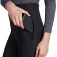 thumbnail image 3 of HFX Ladies' Winter Tech Fleece Lined Stretch Pants, Black, XXL, 3 of 3