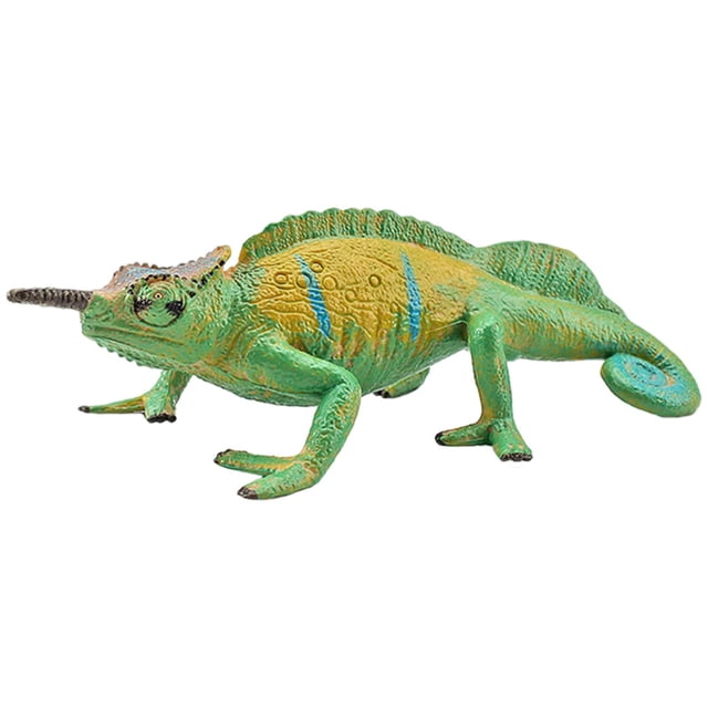 TISHITA Figurines d'Action d'Animaux en PVC Réalistes Jouets Ensemble de Jeu Zoo Animal Caméléon