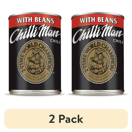 (2 pack) ChilliMan Chili with Beans 15 oz. Can