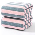 thumbnail image 1 of Toallas de Baño Grandes y Gruesas - 2 Pack Juego de Toalla de Vellón Coral Ultra Suave - Secado Rápido y Altamente Absorbente para Hotel, Spa, Gimnasio y Hogar (2, Rosa), 1 of 4