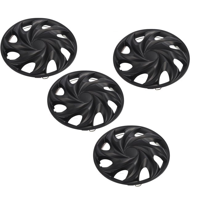 Hubcap Wheel Covers, Stylish Appearance 15 Inch Black Wheels Rim Cover Protective For Cars