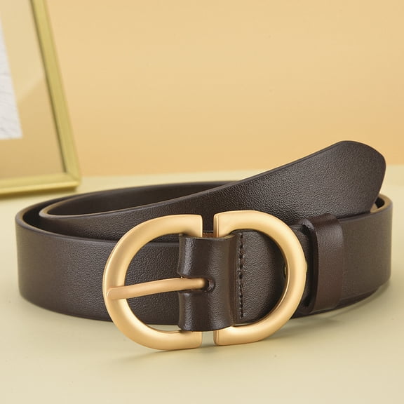 MATN Belt women's genuine leather pin buckle fashion ladies belt thin belt casual versatile jeans skirt belt Korean style belt women