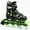 Green, variant on Adjustable Inline Skates for Kids Boys Girls Women Beginner Fun Illuminating Outdoor Skates