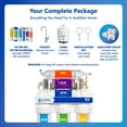 thumbnail image 6 of Express Water Alkaline Reverse Osmosis Water Filtration System – 10 Stage RO Mineralizing Purifier – Mineral, pH +, Antioxidant – Under Sink Water Filter with Remineralization – 50 GDP, 6 of 12