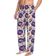 thumbnail image 6 of Salouo record rock Skull star Print Pajama Pants for Men, Lounge Pants Elastic Waistband Casual Men's sleepwear Loungewear Sleep Pajama Pant -Small, 6 of 7