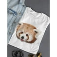 thumbnail image 3 of Red Panda Face T-Shirt Women -SPIdeals Designs, Female 5X-Large, 3 of 4