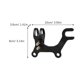 thumbnail image 2 of unbranded 2Ud Adaptadores Para De Disco De Carbono Soporte Para Negro, 2 of 8