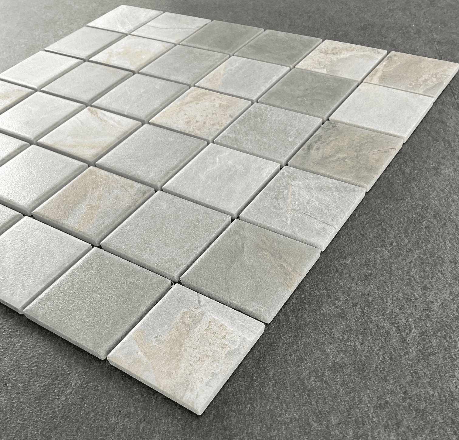 15-Sheets of 2 x 2 Grid Matte Porcelain Mosaic Wall Tile / Floor Tile