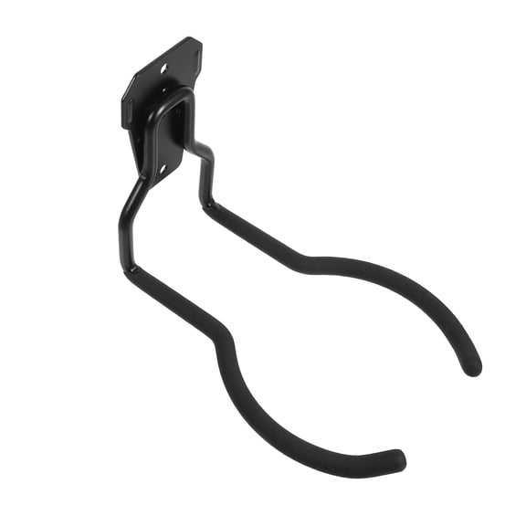 Mobestech Heavy Duty Wall Mount Garage Hook Iron Storage Hanger for Bikes Ladders Tools Black Organizer