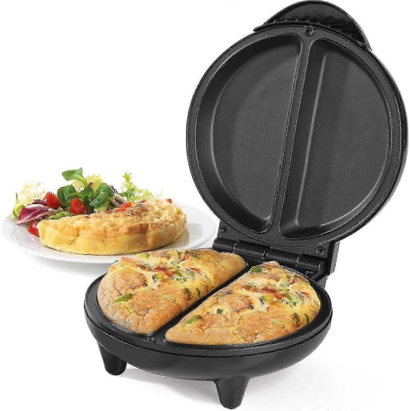 EK2716 Dual Omelette Maker Double Egg Cooker with Non-Stick Plates, Deep Fill Electric Multicooker, 2-3 Minute Preheat