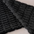 thumbnail image 4 of 2 Packs Black Decorative Throw Pillow Covers 18x18 Inch For Living Room Couch Bed Sofa, Rustic Farmhouse Boho Home Decor, Soft Striped Corduroy Square, 4 of 4