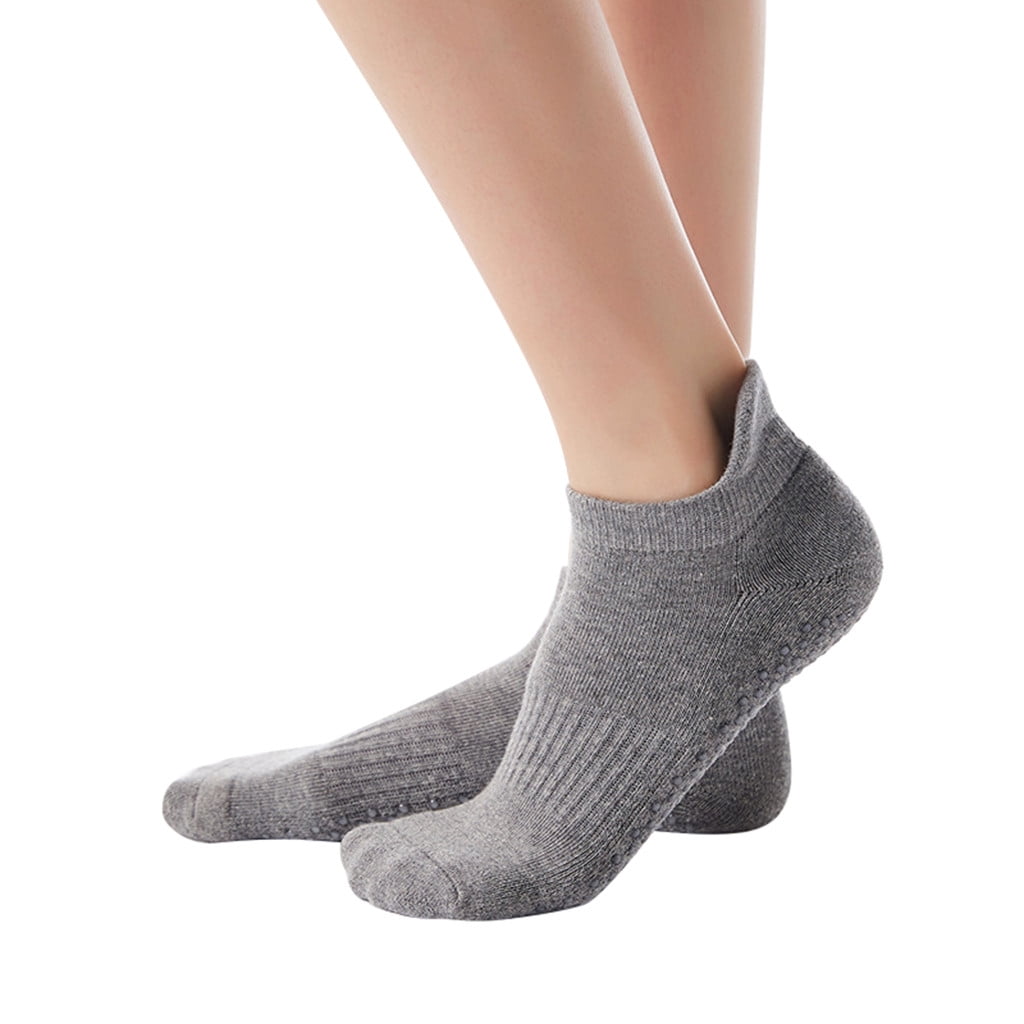 Non-slip cotton socks by GripSox.Stretch Top socks with grips.Socks for elderly 