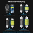 thumbnail image 4 of Luz LED interior para coche Canbus para Mercedes Benz W202 W203 W204 W205 W210 W211 W212 C207 A207, accesorios para automóviles de clase CE, 4 of 5