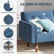 thumbnail image 4 of Convertible segmented sofa bed, tapered leg split type, 74 ", suitable for living room and bedroom sofas My Lux Decor Round, 4 of 10
