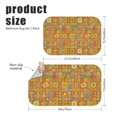 thumbnail image 3 of Pioneer Flower Floral Print Pattern Bath Mat Set Of 2,Non-Slip Rug for Bathroom,Kitchen,Bedroom,Entrance, 30x17 and 23.5x15.7 Inches, 3 of 5