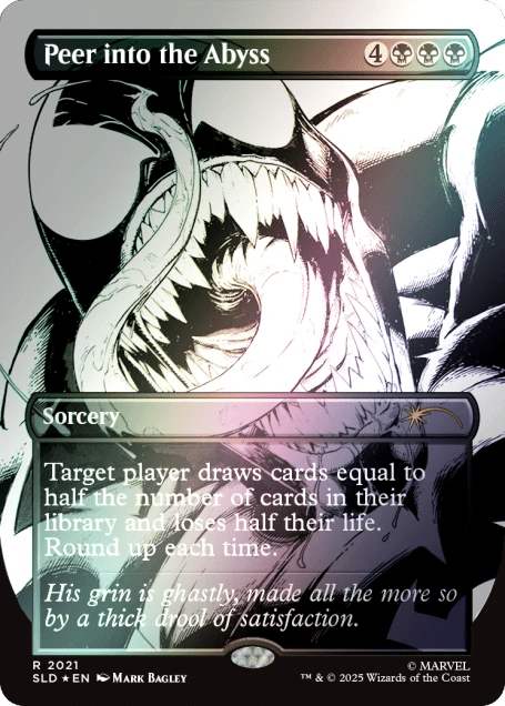 Magic the Gathering Secret Lair x Marvel's Spider-Man: Venom Unleashed (Inks) (Foil)