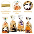 thumbnail image 3 of Halloween Cellophane Treat Bags - 200PCS Value Pack;Clear Candy Cookie Halloween Party Favor Supplies;Vivid Halloween Element Patterned Cellophane Bags;Odor-Free OPP Plastic Halloween Party Favor Bags, 3 of 5