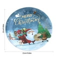 thumbnail image 3 of Beautynvta Christmas Party Tableware Set, Disposable Christmas Dinnerware Set, 9'' Merry Christmas Paper Plates for Xmas Winter Holiday Party Supplies, Serves 10 Guests, 3 of 6