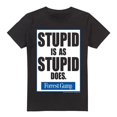 thumbnail image 1 of Forrest Gump Mens Stupid Is T-Shirt, 1 of 5