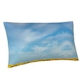 thumbnail image 2 of Easygdp Blooming Sunflower Field Envelope Closure Pillowcase - 20x36in, Queen Pillowcase, Breathable, Stain-Resistant, Wrinkle-Free, 2 of 9