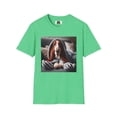 thumbnail image 5 of Basset Hounds "Sleepy" Unisex Softstyle T-Shirt, 5 of 10