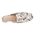 thumbnail image 3 of Vince Camuto Lenja Taupe Multi Leather Flat Embellished Woven Slip On Slide Mules (Taupe Multi, 7.5), 3 of 6