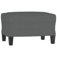 thumbnail image 3 of vidaXL 3 Piece Sofa Set with Pillows Dark Grey Fabric, 3 of 5