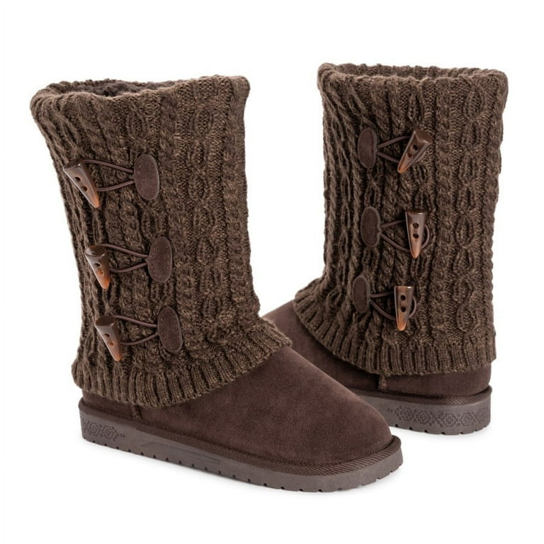 Essentials by MUK LUKS Women's Cheryl Sweater Winter Boots