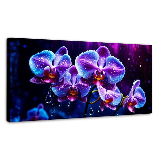 Cuadro Decorativo Canvas Canvas Revolution Orquídea Luz Sutil 120x60