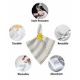thumbnail image 6 of Blue Striped Cloth Napkins Set of 6, Modern Farmhouse Stripes Rustic Washable Reusable Dinner Cocktail Napkin for Kitchen Party Wedding Banquet Holiday Baby Shower Table Decor, 6 of 7