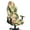 Beige-Tropical Leaf Hibiscus, variant on SCRAWLGOD Marble Print Gaming Chair Cover Stretchable Non Slip Furniture Protector Breathable Anti Dust Gamer Chair Slipcover with Armrest Covers