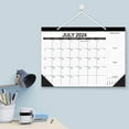 thumbnail image 1 of Meitianfacai Calendrier 2025 Version Anglaise Compte à Rebours de 18 Mois Calendrier de Bureau en Anglais Simplicité Calendrier de Bureau, 1 of 6