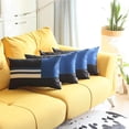 thumbnail image 1 of Boho-Chic Decorative Printed Jacquard Pillow Covers SET OF 4 PCS, 1 of 14