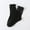 Black, variant on Socks for Women Double Layer Bow Mid Tube for Girls Fashion Statement Black