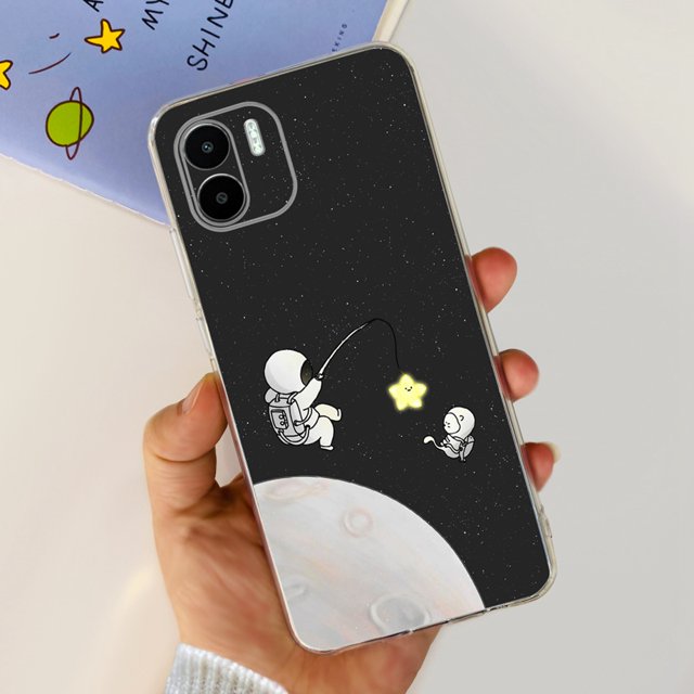 Cute Animals Pattern Case For Xiaomi Redmi A1+ A2+ Coques Camera Protection Soft Capas For Redmi A2 A1 A1Plus Clear Bumper Case 758 Redmi A2 Plus
