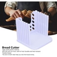 thumbnail image 3 of Bread Slicer, Food Grade Adjustable Bread Cutter, Foldable Toast Slicer with No-slip Base Kitchen Baking Tools or Homemade Bread Cake Bagels, 3 of 5