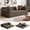 Brown, variant on 79" convertible sleeper sofa bed,5-in-1 corduroy boneless couch with side pocket and a Fixed-Shape Frame,Loveseat for Living Room,Bedroom